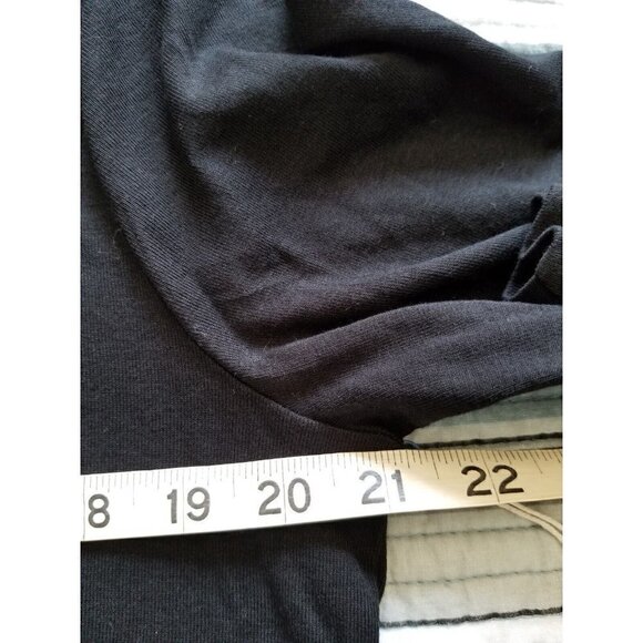 CASLON Nordstrom Black Boat Neck 3/4 Sleeve Tunic T-Shirt Top Womens Size 2X - Picture 4 of 7